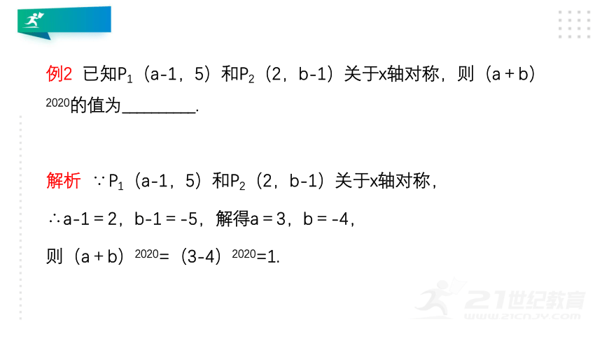 5.3 轴对称与坐标变化课件（共21张PPT）