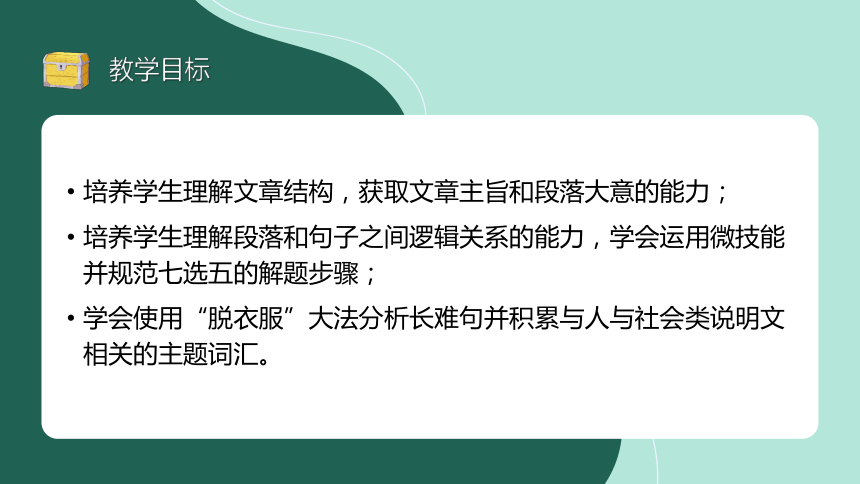 2023届高三英语二轮复习七选五专题课件（说明文人与社会之高阶）(53张ppt)