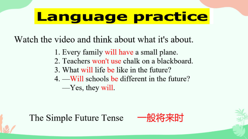 外研七下Module 4 Life in the future Unit 3 Language in use课件（希沃版+PPT图片版）