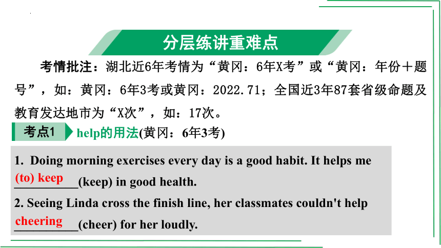 【人教2023中考英语一轮复习课件】教材考点分册分层讲练01.  七(上) Units 1～4(含Starter)