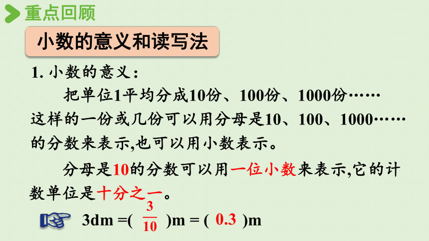 西师版四年级下册数学《9.1小数》课件（27张PPT)