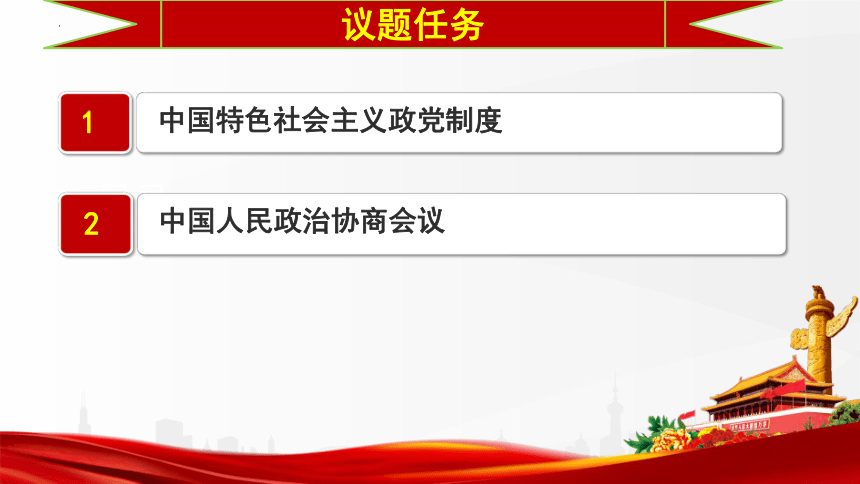 高中政治统编版必修三6.1 中国共产党领导的多党合作和政治协商制度 课件（共40张ppt）