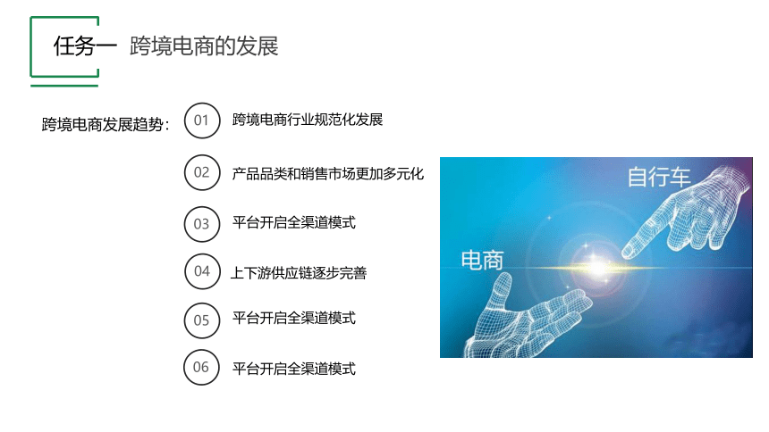 项目一 任务一 跨境电商的发展 课件(共13张PPT)- 《跨境电子商务实务》同步教学（机工版·2021）