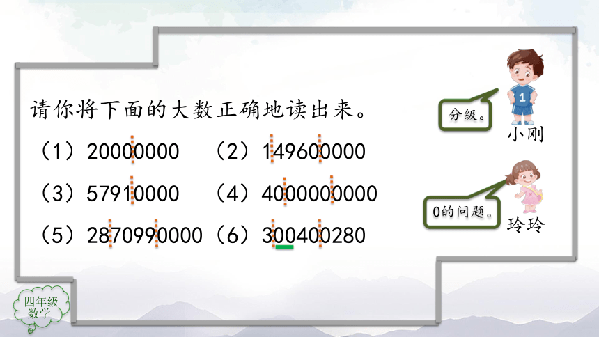 人教版四年级上数学教学课件-亿以上数的改写（33张ppt）