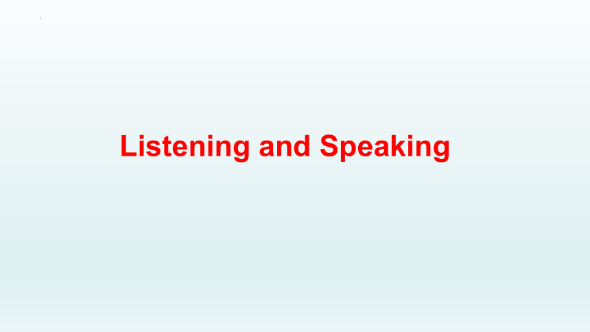 译林版（2020）  选修第一册  Unit 1 Food matters  Listening and Speaking听力技巧训练课件-（13张）