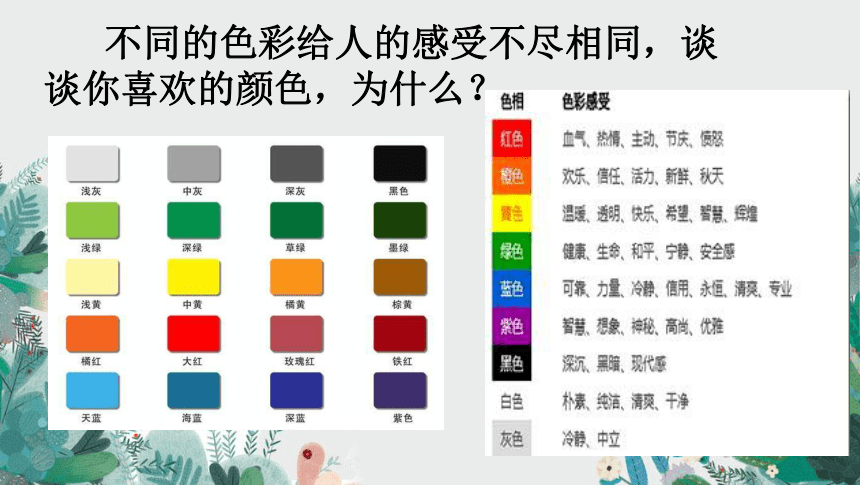 第二单元 第一课 色彩的魅力 课件(共15张PPT)2022-2023学年人教版美术七年级下册