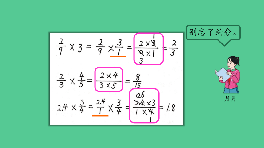 （2023秋新插图）人教版六年级数学上册 1 分数乘法的整理和复习（课件）(共33张PPT)