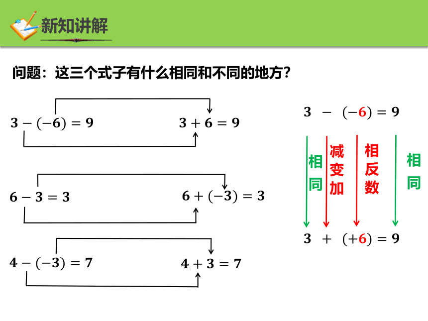 2.2有理数的减法　第一课时 课件(共16张PPT)2022—2023学年浙教版数学七年级上册