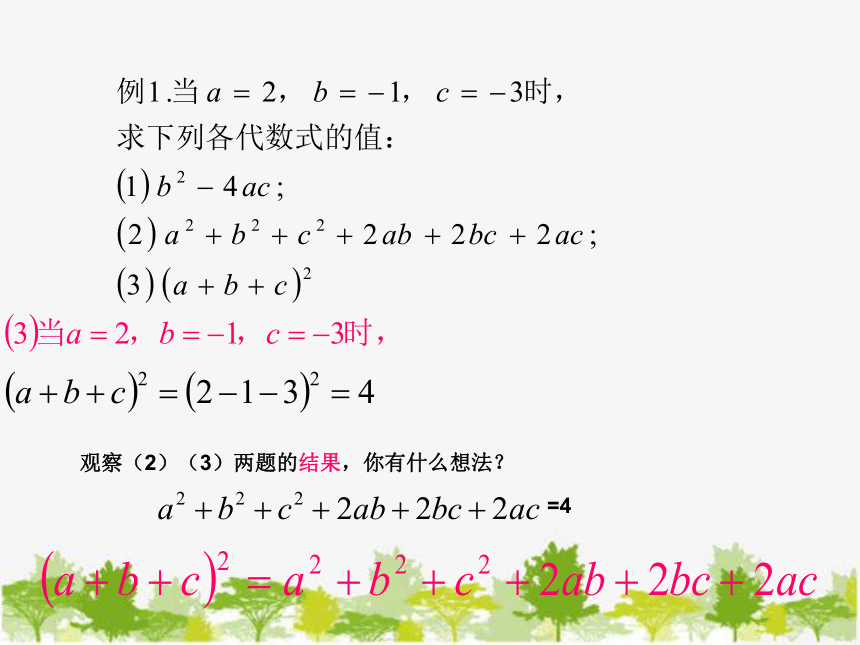 鲁教版（五四学制）数学六年级上册 第三章 整式及其加减3.2代数式（2） 课件(共16张PPT)