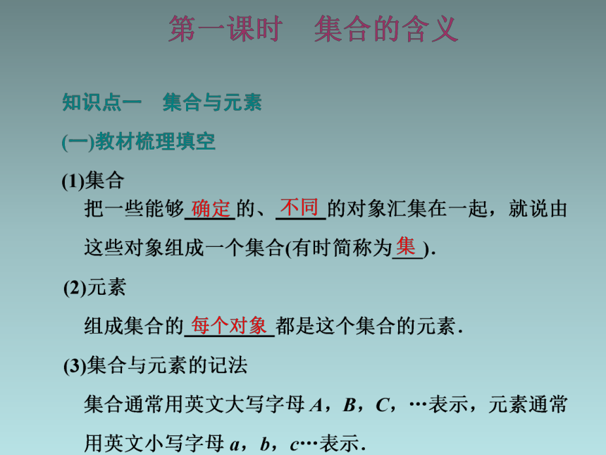 1.1.1 集合及其表示方法 第一课时 课件（共35张PPT）