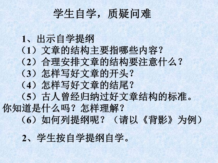 2023届高考写作指导：合理安排文章的结构课件(共28张PPT)