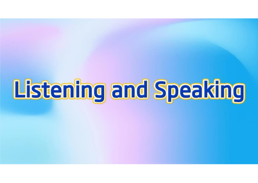 人教版（2019）必修第二册Unit 3  The internet Listening and Speaking and Talking课件(共36张PPT)