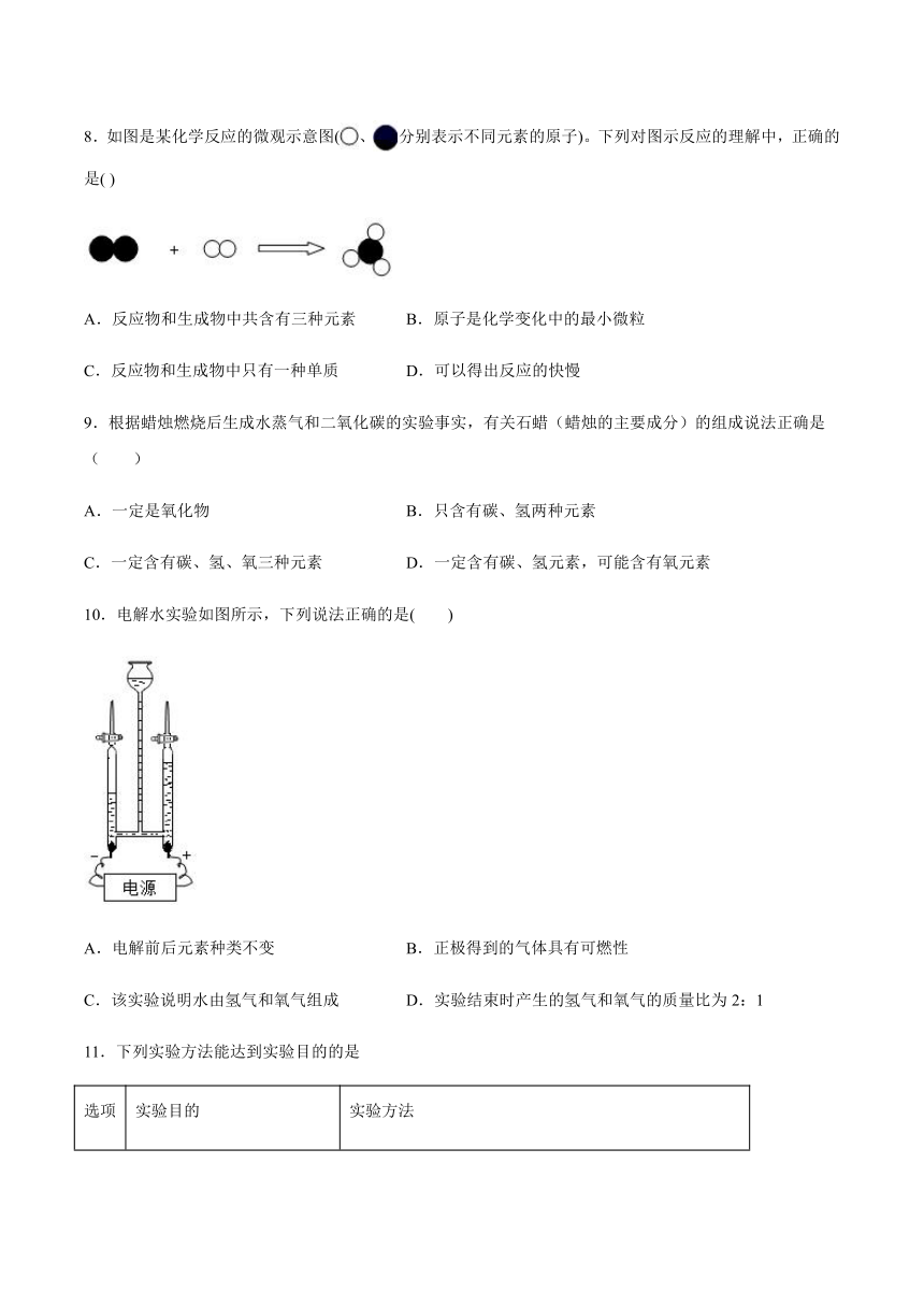 5.1 化学反应中的质量守恒 课时练习（含答案）