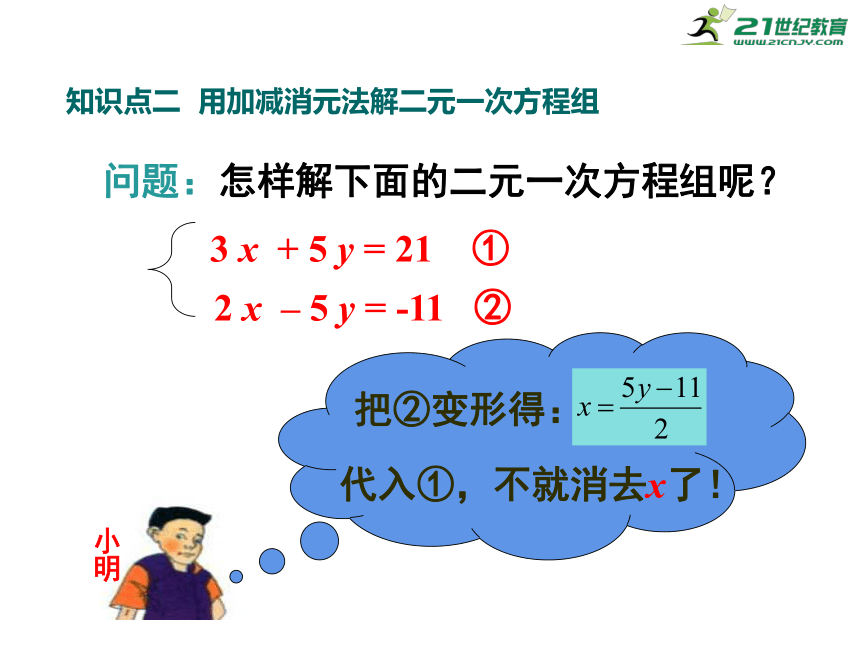 5.2  求解二元一次方程组 课件（共35张PPT）