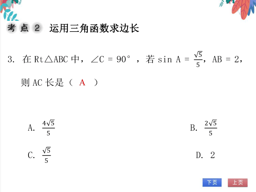 【北师大版】数学九（下）第1章 直角三角形的边角关系 期末复习学案 (课件版）