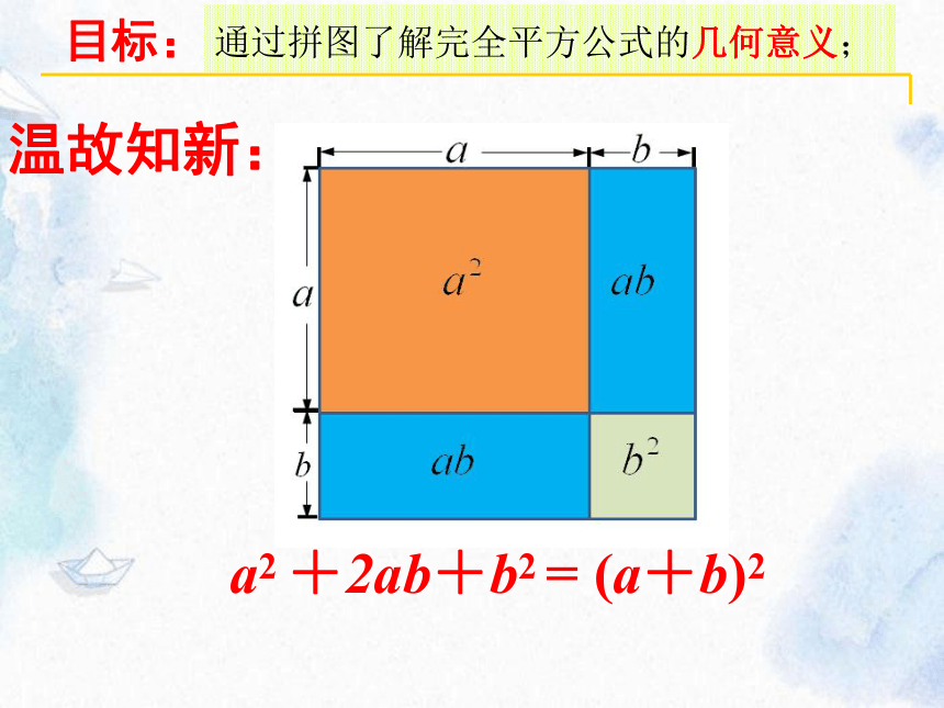 人教版 八年级上册  因式分解 完全平方公式 优质课件(共15张PPT)