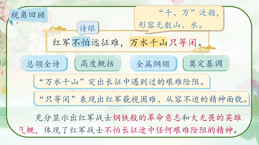 5《七律长征》第二课时  教学课件