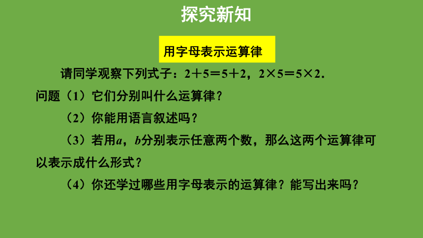 3.1用字母表示数 课件(共28张PPT)  北师大版数学 七年级上册