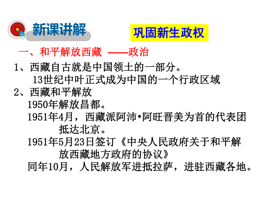 6.1新生政权的巩固与社会主义制度的建立 课件（30张ppt)