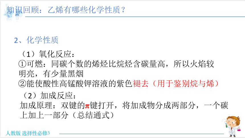 高中化学>人教版（2019）>选择性必修3>第二章 烃 2.2烯烃 炔烃(共40张PPT)