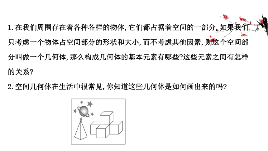 11.1.2构成空间几何体的基本元素 课件 2020-2021学年高一下学期数学人教B版（2019）必修第四册（35张PPT）