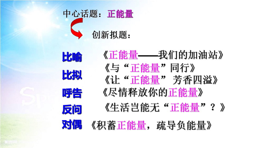 高中语文人教版必修5---材料作文技巧--优质课件(共30张PPT)