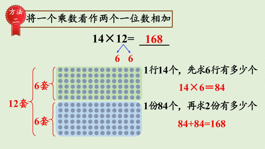 2021-2022学年 人教版数学三年级下册4.2.1两位数乘两位数（不进位）的笔算 课件(共28张PPT)