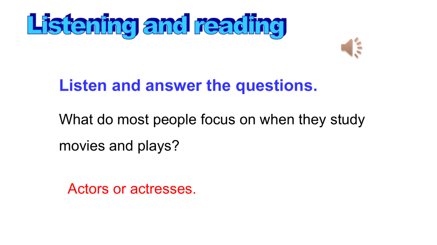 Unit 6 Movies and Theater Lesson 36 Making Plays Is Fun. 课件 (共20张PPT)