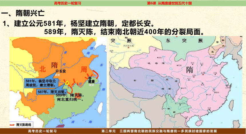 【高频考点聚焦】6.从隋唐盛世到五代十国 一轮复习课件(共30张PPT)