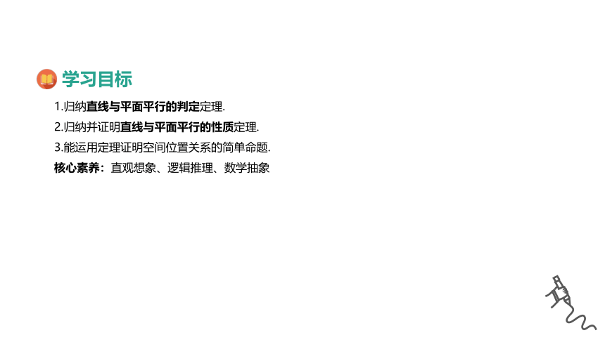 高中数学必修第二册人教A版-第八章 -8.5.2直线与平面平行课件(共26张PPT)