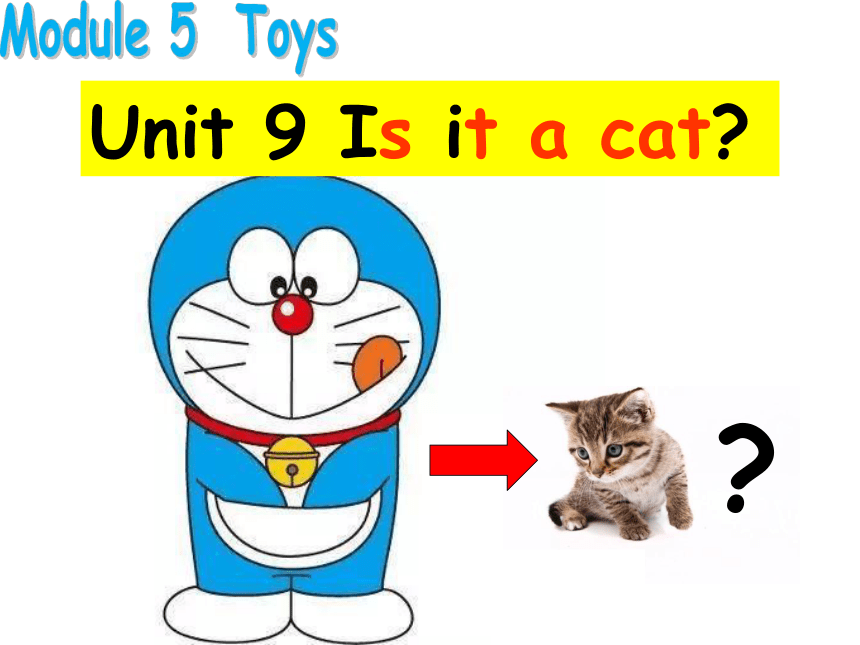 Module 5 Toys  Unit 9 Is it a cat 课件（31张PPT）