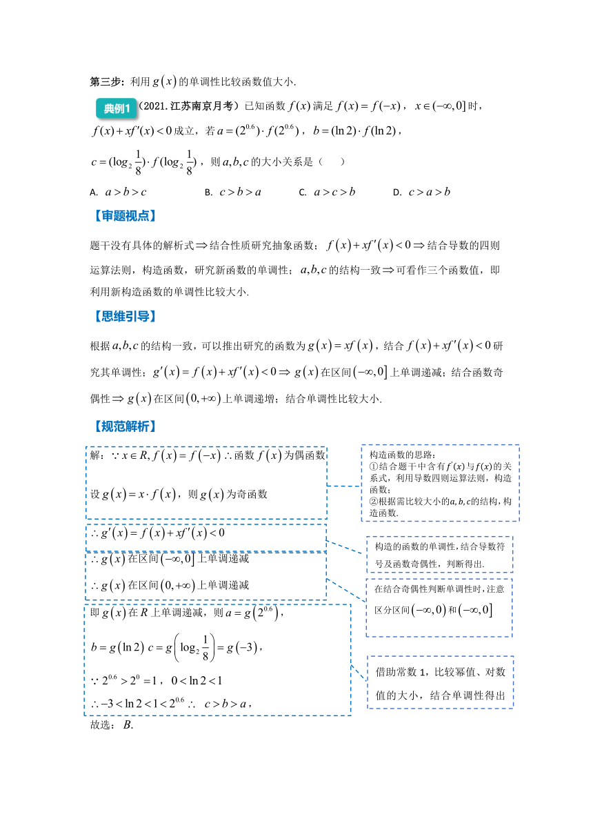 2022年高三数学二轮专题复习：指对幂的大小比较 讲义（Word版含解析）