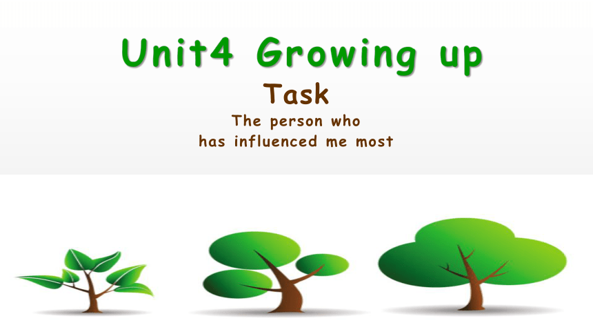 牛津9年级上册Unit4 Growing up TASK课件（共21张PPT）