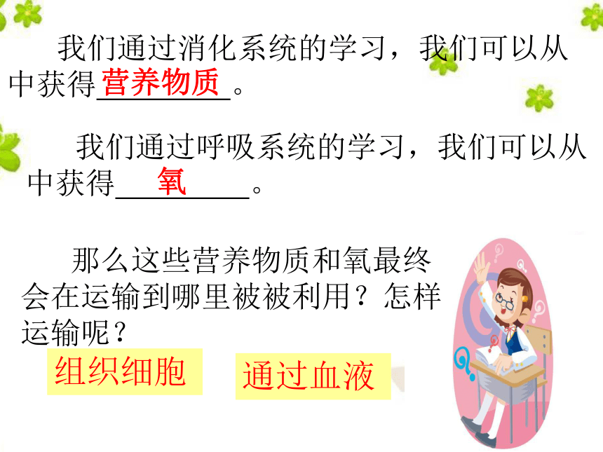 2020—2021学年人教版生物七年级下册4.4.1 流动的组织——血液  课件（20张PPT）