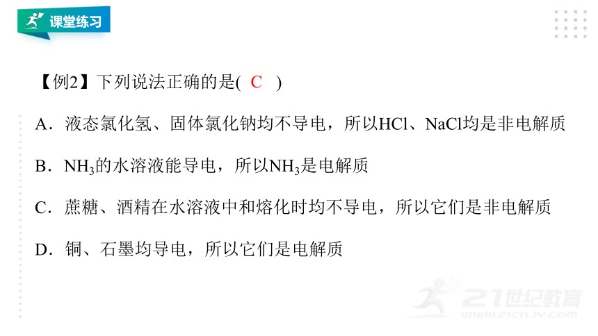 人教版（2019）高中化学必修一 同步课件 1.2.1 电解质及其电离（30张ppt）