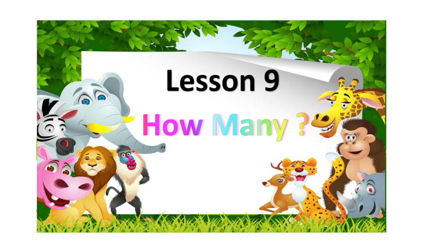 Lesson 9 How Many 课件 (共26张PPT)