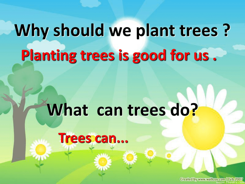 Unit 4 Planting trees is good for us课件（共27张PPT）