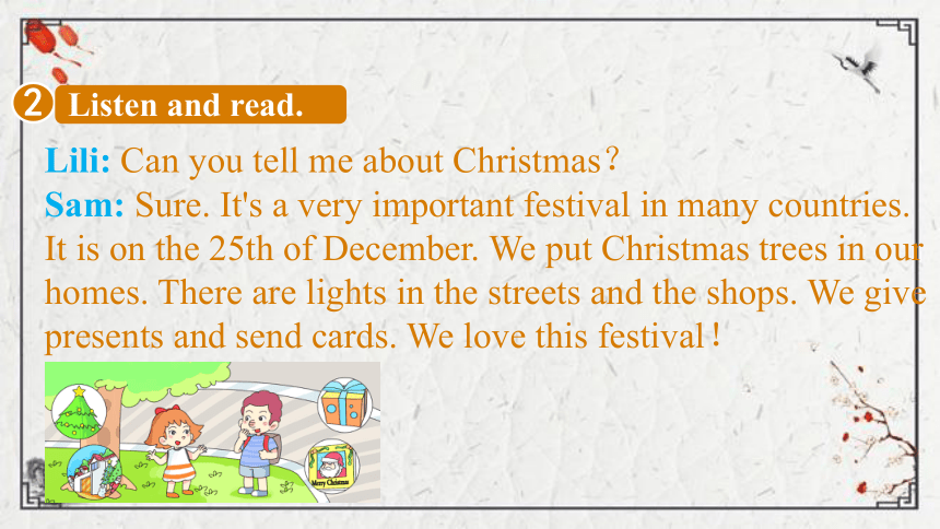 Module 4 Unit 2 Can you tell me about Christmas？课件（19张PPT)