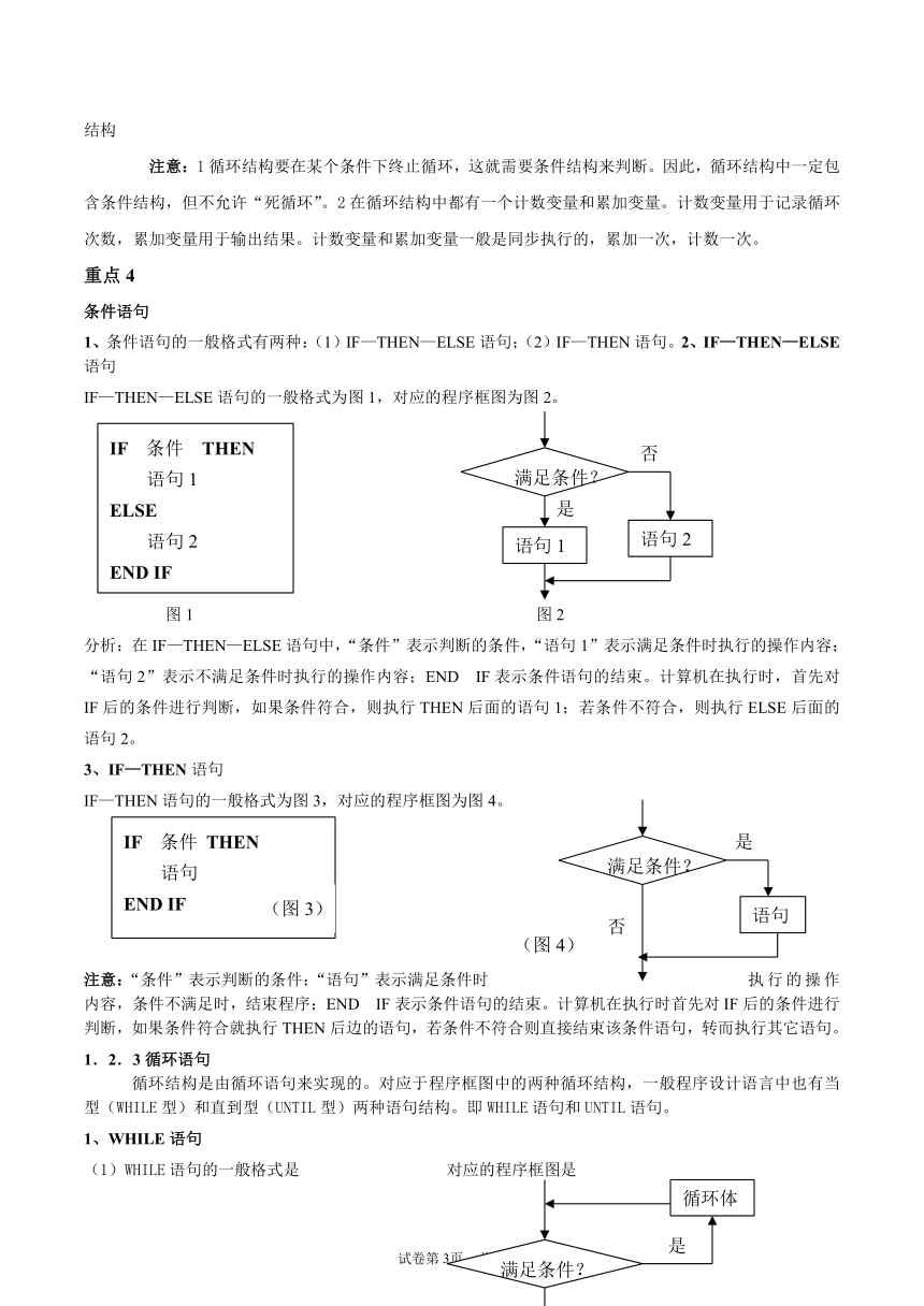 沪教版2022届高考数学一轮复习讲义专题14：算法初步复习与检测（Word含答案解析）