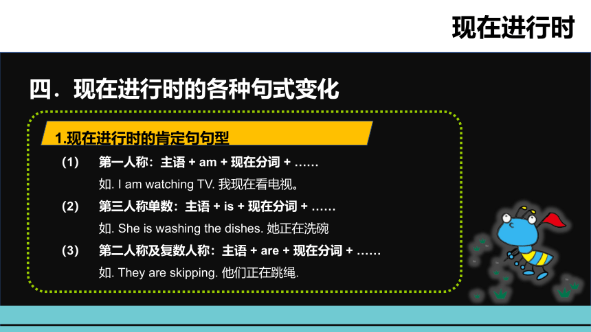 小升初英语语法突破荟萃集训  专题三   现在进行时课件（通用版）