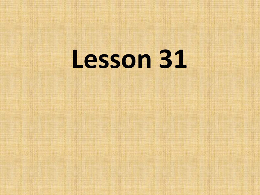 Unit6 We are watching the games.（Lesson31）课件(共27张PPT)