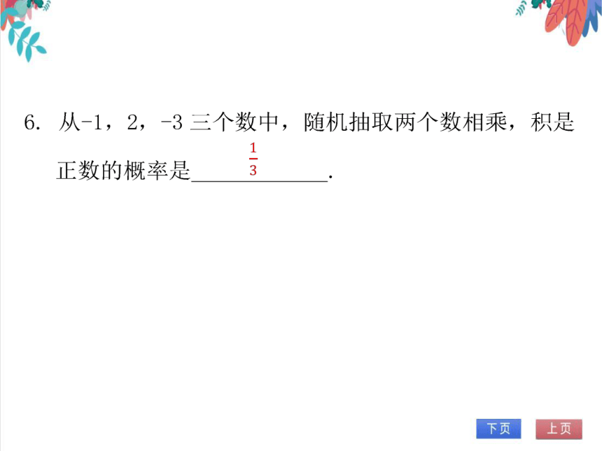 【北师大版】数学九（上）第3章 概率的进一步认识 期末复习学案（课件版）