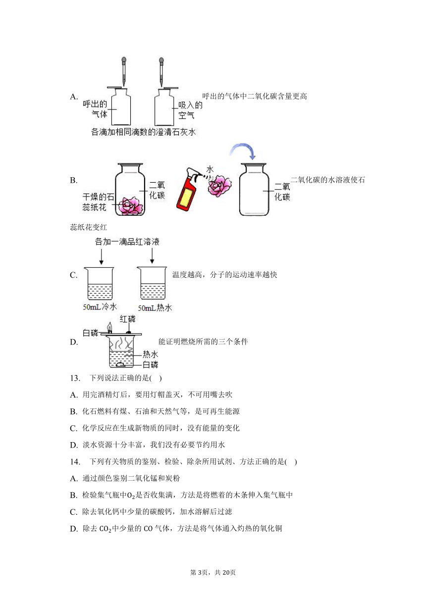 2022-2023学年广东省中山市九年级（上）期末化学试卷（含解析）