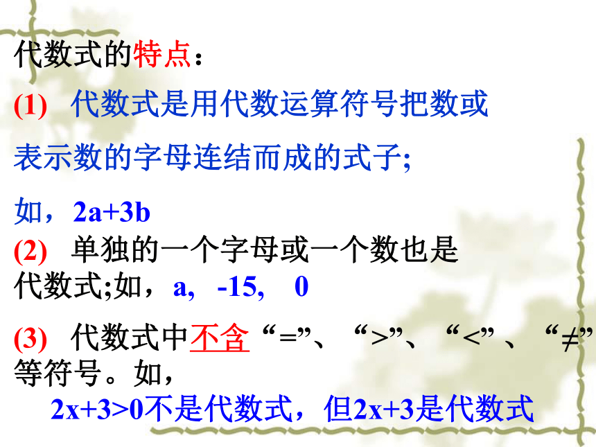 华东师大版数学七年级上册 3.1.2 代数式课件(共30张PPT)