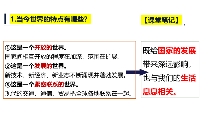 1.1开放互动的世界课件(35张PPT）