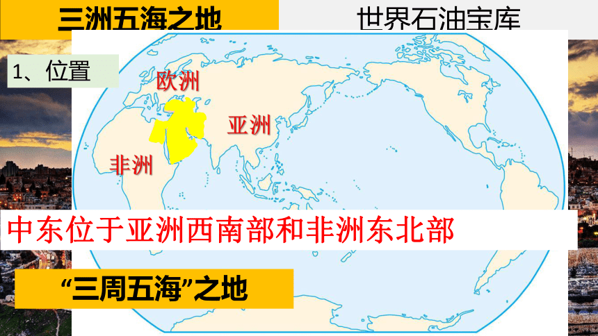 【推荐】2020-2021学年人教版地理七年级下册第八章东半球的其他国家 第一节《中东》（第1课时）课件（内含视频资源，共21张PPT）