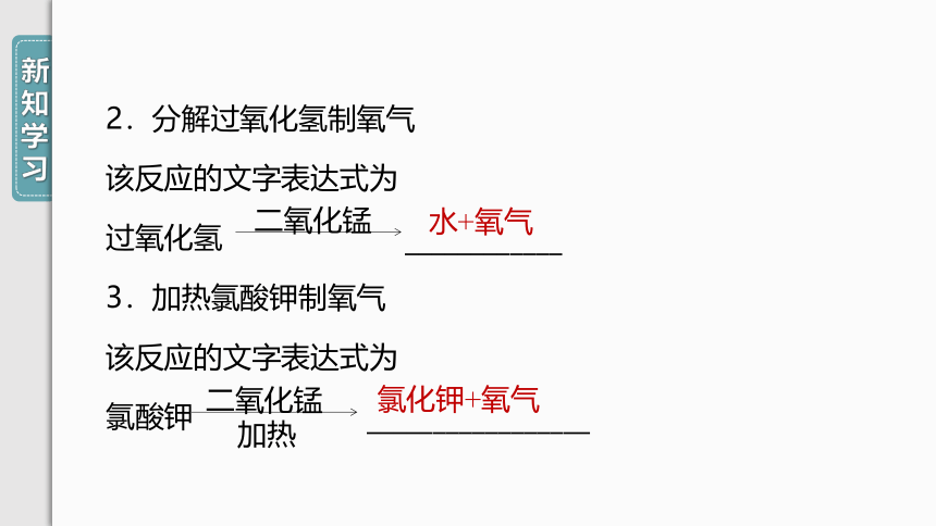 2.3.1实验室制取氧气的原理 分解反应(课件39页)