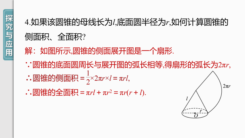 【人教九上数学学霸听课笔记】24.4 第2课时 圆锥的侧面积和全面积 课件（共28张PPT）