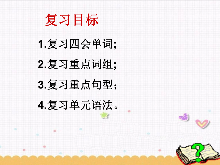 2022年牛津译林版中考英语一轮复习——九年级上册Unit 4 课件(共30张PPT)