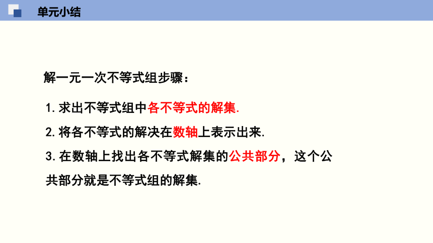 第8章 一元一次不等式（单元小结） 课件(共30张PPT)-七年级数学下册同步精品课堂（华东师大版）